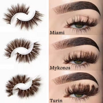 Mink Eyelash Manufacturer - OEM 3D Colored Dark Brown Strips