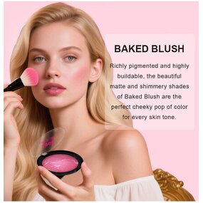 Baked Glitter Blush Supplier - OEM Custom Logo Sweet for Face Contouring