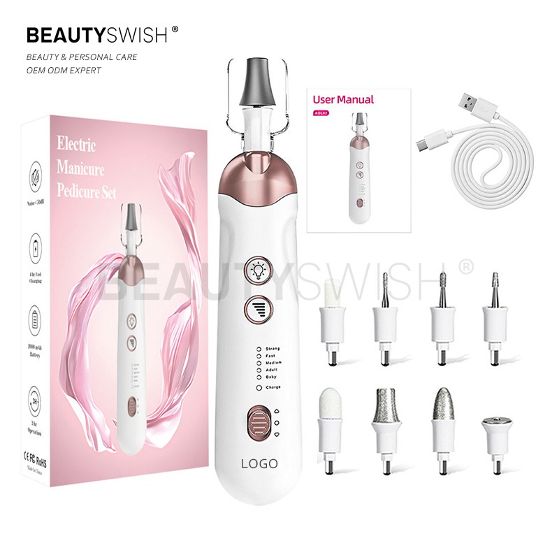 Baby Nail Trimmer Factory - OEM Adjustable Electric Safe Baby Nail Trimmer File Kit