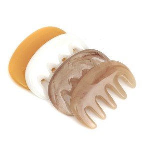 Meridian Combs Manufacturer - OEM Custom Logo Resin Scalp Head Body Face Acupoint