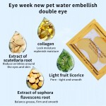 Golden Eye Mask Factory - Bulk 24k Golden Eye Mask Gel Pads Hydrogel Collagen Eye Masks