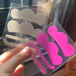 Eyelash Gel Pads Supplier - OEM Custom Logo Silicone Glue Eyelash Gel Pads Patches Under