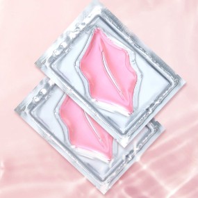 Silicone Lip Patch Manufacturer - OEM Transparent 3D Silicone Film Lip Silicone Patch Orange