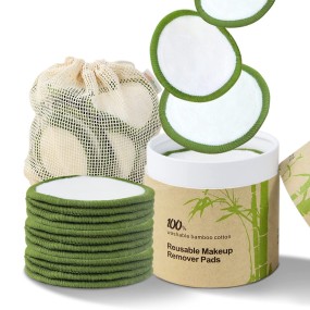 Facial Cotton Rounds Supplier - Bulk Washable Eco-friendly Natural Organic Reusable Facial