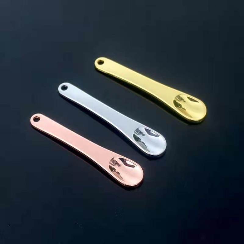 Cosmetic Spoon Manufacturer - Bulk Stainless Steel Metal Cosmetic Spoon Spatulas Makeup