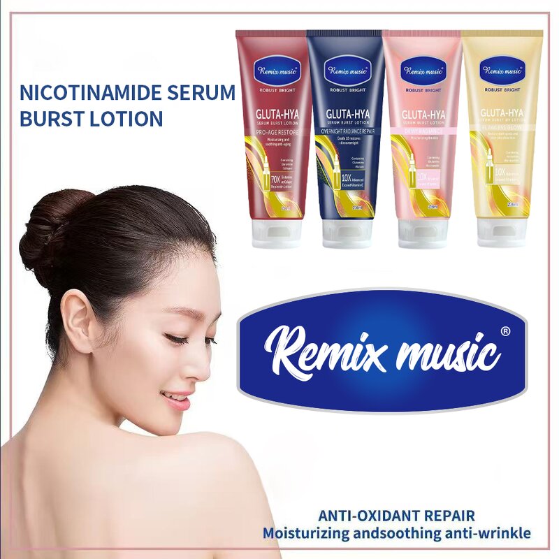 Gluta HYA Serum Supplier - OEM Remix Music Bright Whitening Moisturizing