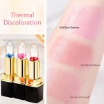 Jelly Flower Lipstick Supplier - OEM Golden Luxury Transparent Jelly