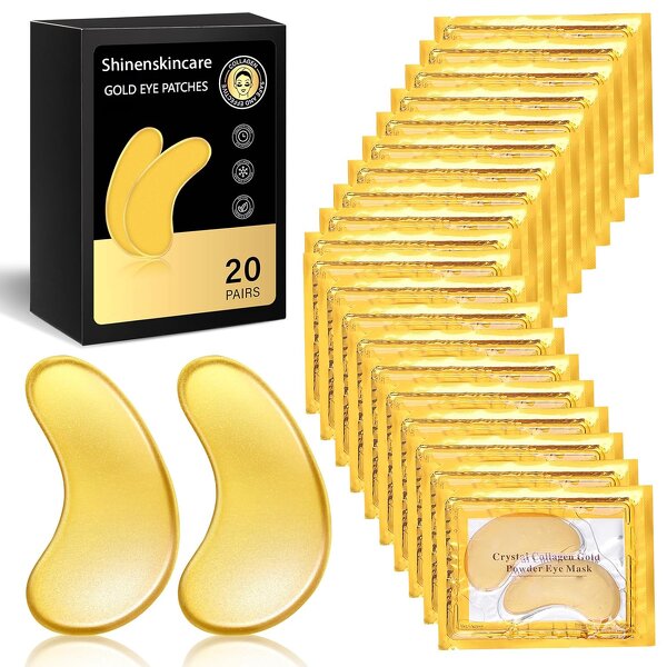 24K Gold Eye Masks Factory - OEM Private Label Korean Vitamin E