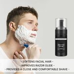 Beard Shaving Foam Supplier - OEM Custom Logo Natural Organic Men's