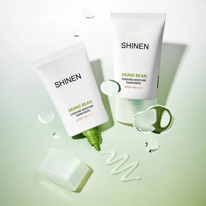 Mung Bean Sunscreen Manufacturer - OEM Korean Cosmetic Spf 50+++ Zinc
