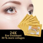 Gel Eye Mask Manufacturer - Factory 24k Gold Popular Herbal Ingredient