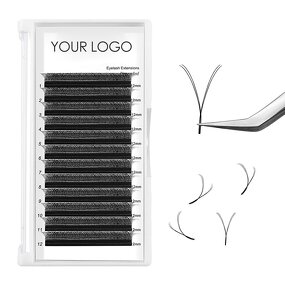 Yy Lashes Extension Supplier - OEM 12 Lines Grafting Private Logo