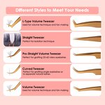 Eyelash Extensions Tweezers Supplier - OEM Professional Volume Stainless Steel