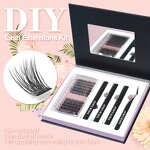 Lash Extension Kit Factory - OEM Individual Clusters Wispy Fluffy DIY