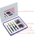 DIY Lash Extension Kit Factory - OEM Lash Clusters Bond Seal Tweezer