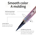 Self-adhesive Eyeliner Supplier - OEM 2 in 1 Diamond Bling Glitter