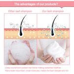 Eyelash Cleanser Manufacturer - OEM 60ml Lash Mousse Extension Shampoo