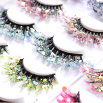 False Eyelashes Factory - OEM Dramatic Glitter Drag Queen Mermaid