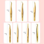 Eyelash Extensions Tweezers Factory - OEM Stainless Steel Straight Curved