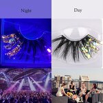 Glitter Lashes Supplier - OEM Fluffy Colored Decorative for Cosplay