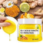 Facial Cleansing Pads Manufacturer - Reusable Bamboo Kojic Acid Turmeric