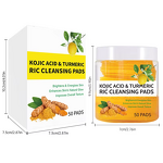 Facial Cleansing Pads Manufacturer - Reusable Bamboo Kojic Acid Turmeric