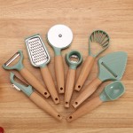 Kitchen Gadgets Set Manufacturer - OEM Wooden Handle Set