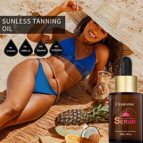 Tanning Serum Supplier - Private Label Herbal Sunless Self Tan Drops