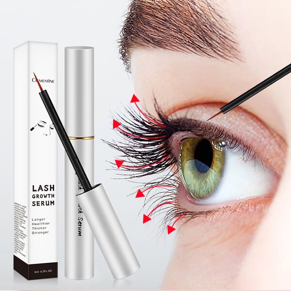 Lash Growth Oil Manufacturer - No logo pink Serum with Applicator