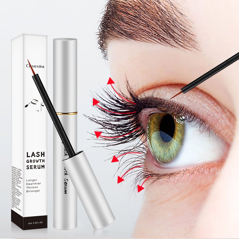 Lash Growth Oil Manufacturer - No logo pink Serum with Applicator