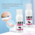Lash Shampoo Factory - Custom logo Natural Scented Tear Free Premade Cleaner