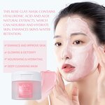 Clay Mask Supplier - Facial Therapy Deep Cleansing Vitamin C Pink Rose