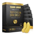 24K Gold Eye Mask Factory - OEM Private Label Puffy Eyes Solution