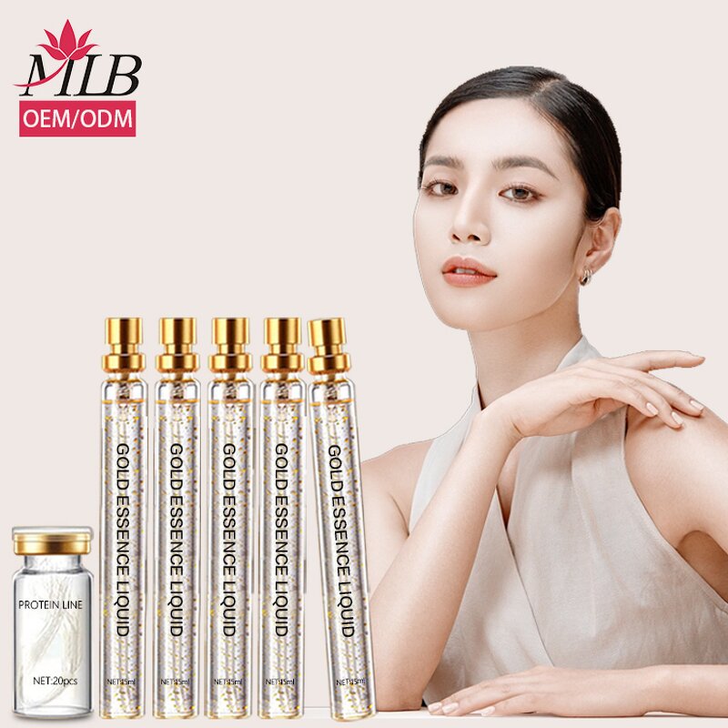 Gold Elastin Serum Factory - OEM Korean No Needle Facial Lifting