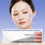 Cotton Pads Factory - OEM Stretchable Wet Compress Thin Open Hole