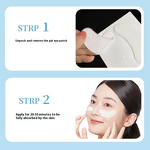 Eye Mask Supplier - Hydrogel Pad Transparent Non-Woven Crescent Hook