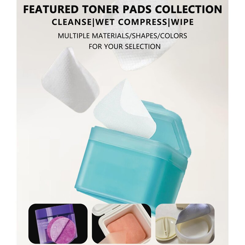 Toner Pad Factory - Cotton Cleansing Anti-Aging Customizable Jar