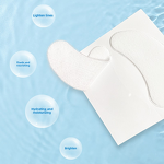 Eye Mask Supplier - Hydrogel Pad Transparent Non-Woven Crescent Hook