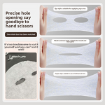 Cotton Pads Factory - OEM Stretchable Wet Compress Thin Open Hole