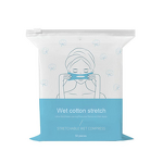 Cotton Pads Factory - OEM Stretchable Wet Compress Thin Open Hole