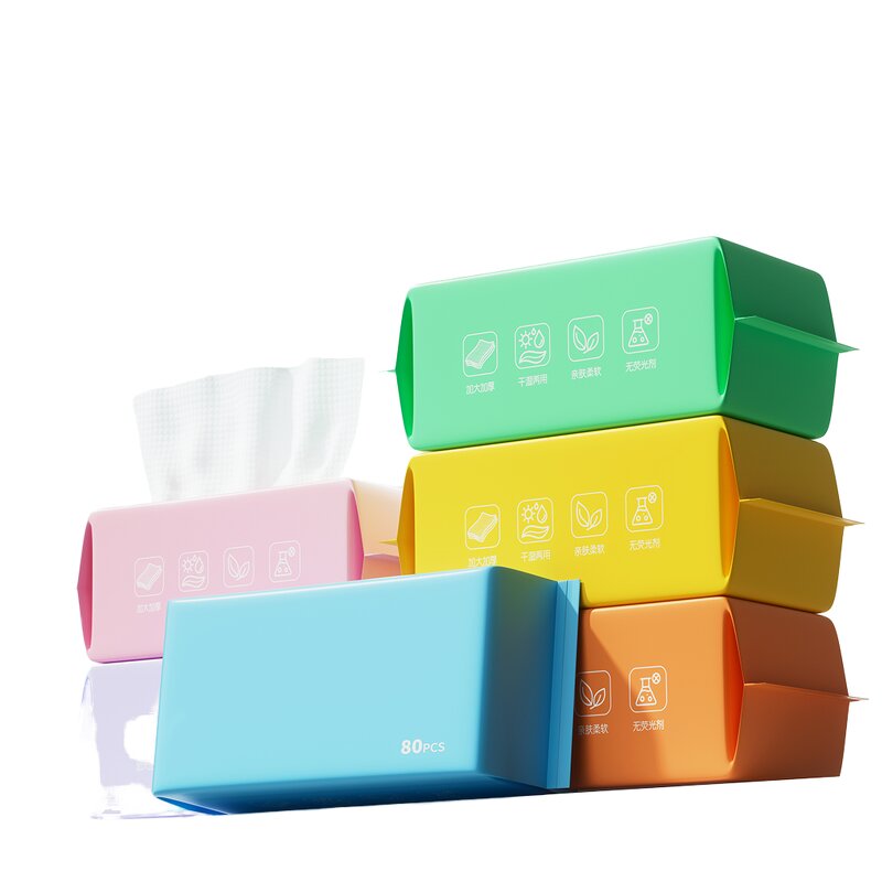 Face Towel Supplier - Custom 100% Cotton Disposable Large Soft 2-Ply