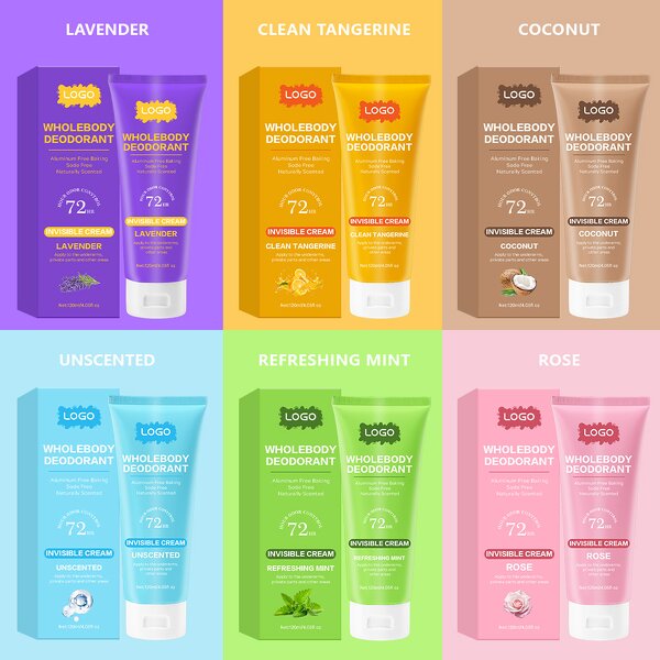Men Deodorant Cream Manufacturer - OEM Whole Body Fruit Flavored 72h
