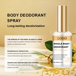 Antiperspirant Spray Factory - OEM Custom Logo Natural Smell Hand