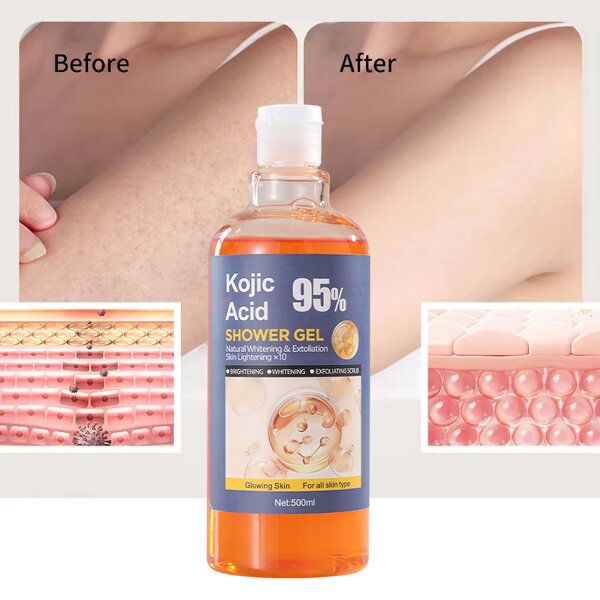 Kojic Acid Shower Gel Manufacturer - OEM Whitening Shower Gel With