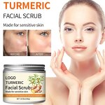 Turmeric Facial Scrub Factory - OEM Private Label Natural Deep Cleansing
