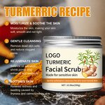 Turmeric Facial Scrub Factory - OEM Private Label Natural Deep Cleansing