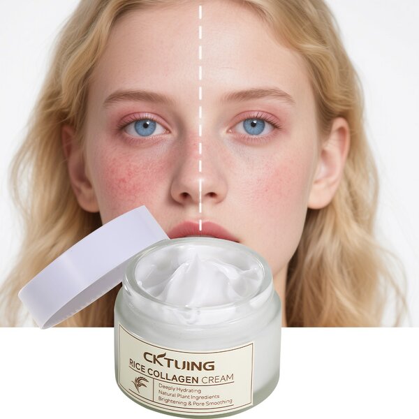 Rice Face Cream Manufacturer - OEM Vegan Lightening Whitening Collagen