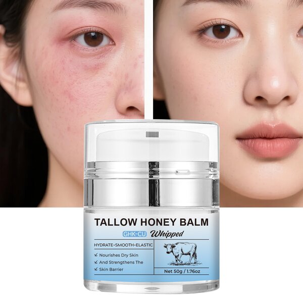 Beef Tallow Cream Factory - OEM Organic Body Moisturizer Blue