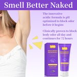 Men Deodorant Cream Manufacturer - OEM Whole Body Fruit Flavored 72h