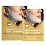 24k Gold Lifting Mask Manufacturer - OEM Hyaluronic Acid Neck Firming
